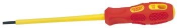 Image of DRAPER 3.0mm x 100mm Fully Insulated Plain Slot Screwdriver (Sold Loose) 69217