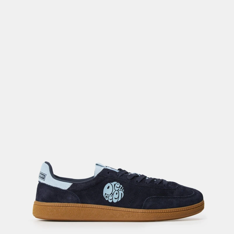 Image of Pretty Green Mens PG Ramblas Low-Top Trainers Navy/Sky male 7 (41)