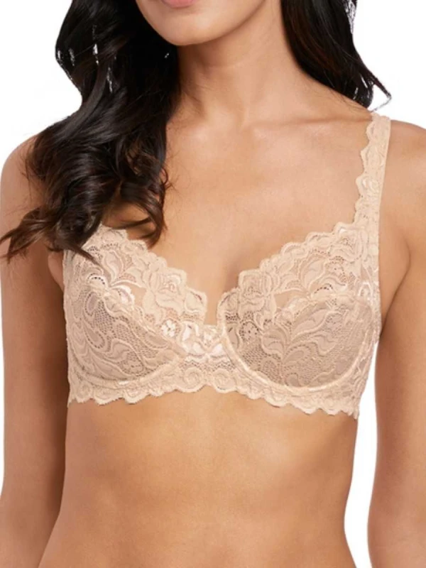 Image of Wacoal Womens Eglantine Underwired Bra in Nude Size: 36C Nude Female 36C