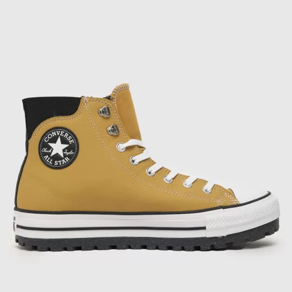 Image of Converse all star city trek trainers in yellow