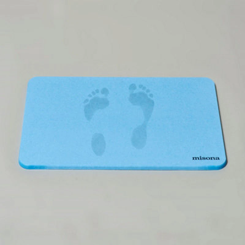 Image of Misona Diatomite Stone Bath Mat - Blue