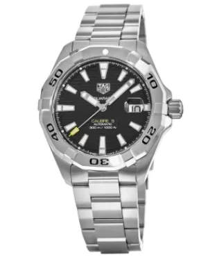 Image of Tag Heuer Aquaracer 300M Automatic 41mm Black Dial Stainless Steel Mens Watch WBD2110.BA0928 WBD2110.BA0928