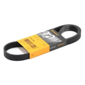 Image of CONTITECH V-ribbed belt 6PK1054 Serpentine belt,Auxiliary belt VW,AUDI,OPEL,Golf V Schragheck (1K1),Passat Variant (3C5),GOLF VI (5K1)