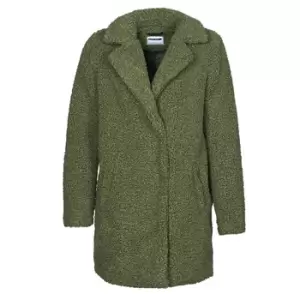 Image of Noisy May NMGABI womens Coat in Kaki - Sizes S,M,L,XL
