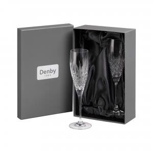 Image of Venice Leadless Crystal Champagne Flute Pack Of 2