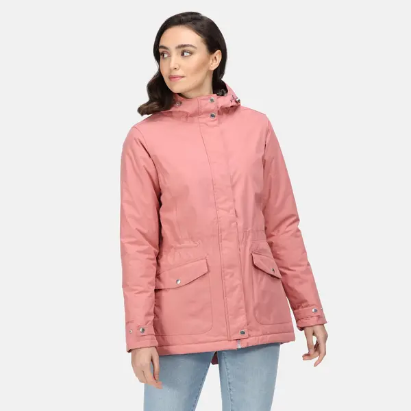 Image of Regatta 'Brigida' Waterproof Hooded Jacket Dusty Pink
