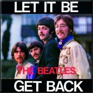 Image of The Beatles - Let It Be / Get Back Fridge Magnet