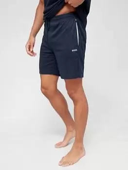 Image of BOSS Bodywear Ultralight Lounge Shorts - Dark Blue, Dark Blue, Size S, Men