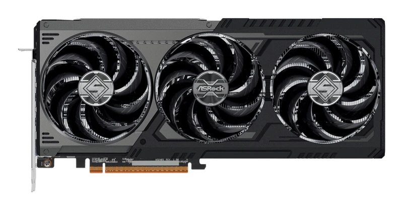 Image of Asrock Radeon RX 9070 XT Steel Legend Dark 16GB GDDR6 PCI-Express Graphics Card