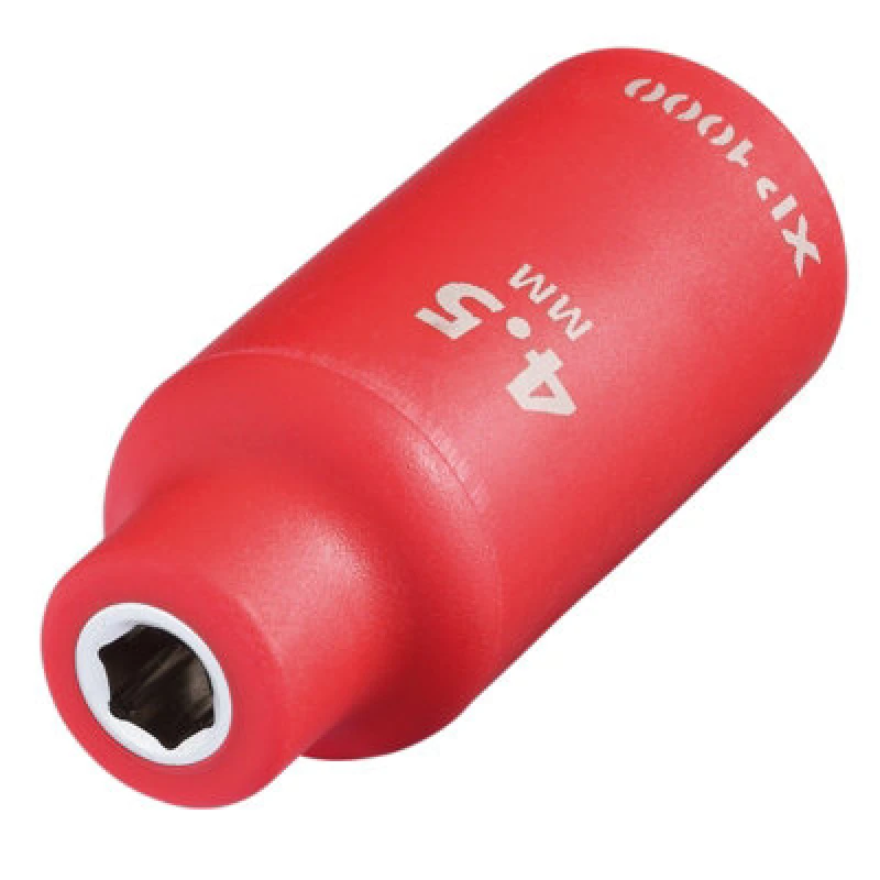 Image of Draper XP1000 1/4" Drive VDE Insulated Hexagon Socket 18122 Drive: 1/4"