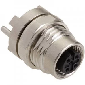 Image of Sensor actuator built in connector M12 PCB socket mount No. of