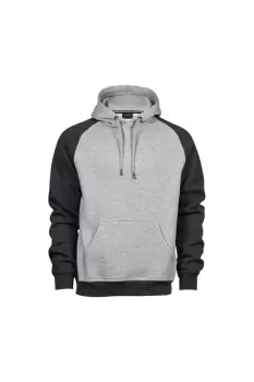 Image of Two Tone Raglan Hooded Sweatshirt