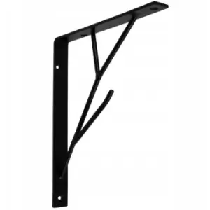 Image of Shelf Support Wall Mounted Brace 20x17cm Black Colour - Pack of 1