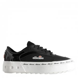 Image of Ellesse Alzina Trainers - Blk/Blk/Wht