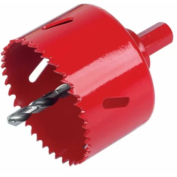 Image of Wolfcraft - Hole Saw 68mm with Hex Shank 5474000 - Black