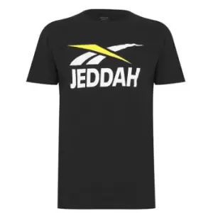 Image of Reebok Jeddah T Shirt Mens - Black