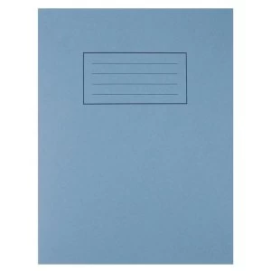 Image of Silvine Exercise Book Ruled and Margin (80 Pages) Blue (Pack of 10)