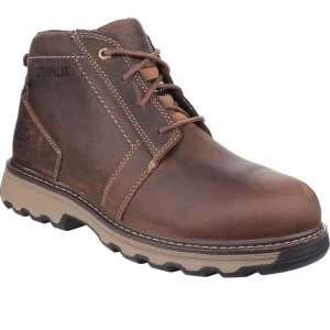 Image of Caterpillar Mens Parker Safety Boots Beige Size 7