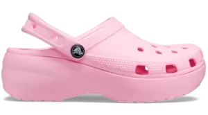 Image of Crocs Classic Platform Clogs Women Flamingo 3