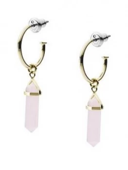 Image of Fossil Vintage Motifs Power Of Crystal Earrings