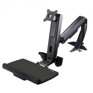 Image of Up to 24" Monitor Arm Sit Stand Desktop