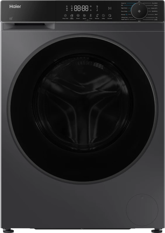 Image of Haier X Series 5 HWD100BP16357GUK 10Kg / 6Kg Washer Dryer with 1400 rpm - Graphite - D Rated [Wash&Dry], A Rated [Wash Only]