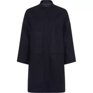 Image of French Connection Catia Wool Coat - Blue