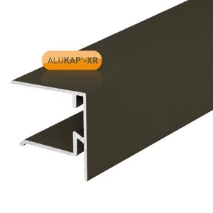 Image of Alukap-XR 25mm End Stop Bar 3m Brown
