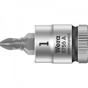 Image of Wera 8755 A 05003353001 Pozidriv Bit PZ 1 1/4 (6.3 mm)