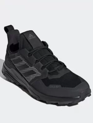 Image of adidas Terrex Trailmaker Cold.rdy Hiking Shoes, Black/Grey, Size 7.5, Men