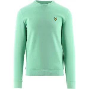 Image of Lyle and Scott Green Glaze Crew Neck Sweatshirt