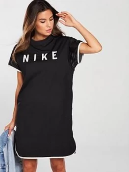 Image of Nike Sportswear Mesh Dress Black Size XS Women