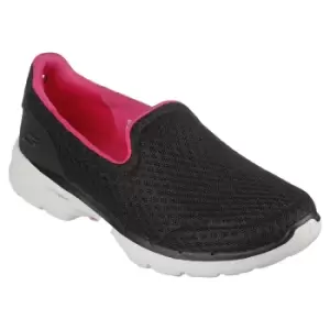 Image of Skechers Womens Go Walk 6 Big Splash Lightweight Trainers UK Size 7 (EU 40)