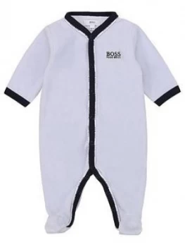 Image of Hugo Boss Classic Logo Babygrow Size 9 Months Boys