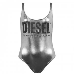 Image of Diesel Logo Swimsuit - Slvr E2308