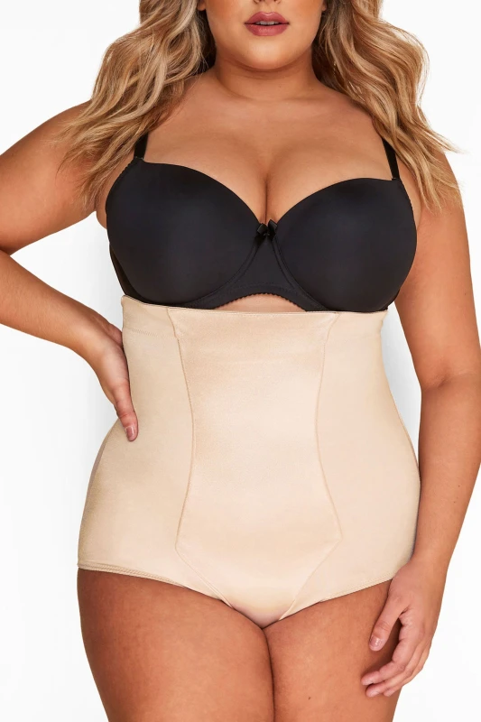 Image of Yours High Waist Control Brief Light Beige