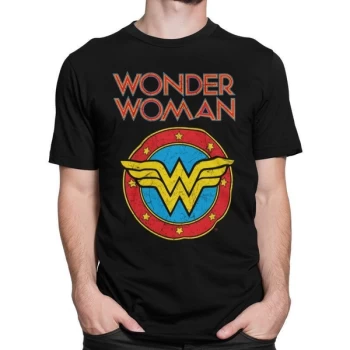Image of Wonder Woman Vintage Logo Unisex T-Shirt Large