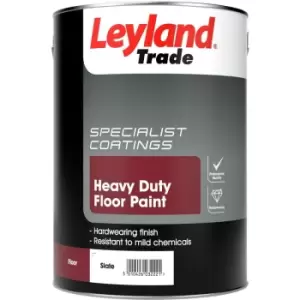 Image of Leyland - Trade Heavy Duty Floor Paint - 5 Litre - Slate - Slate