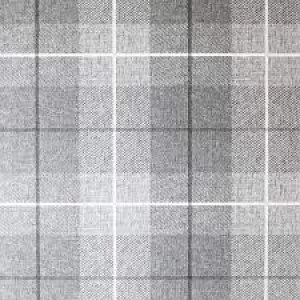 Image of Arthouse Country Tartan Charcoal Wallpaper