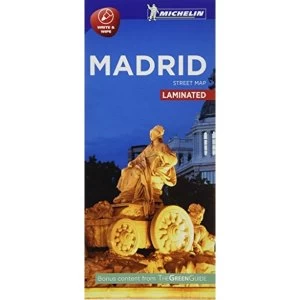 Image of Madrid - Michelin City Map 9211 Laminated City Plan Sheet map 2016