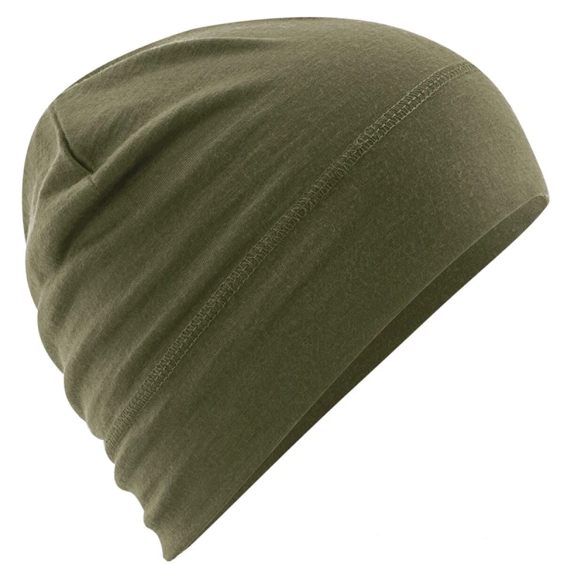 Image of Beechfield Beechfield Men Merino Wool Beanie in Green Green One Size Male 5063107006165