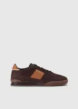 Image of Paul Smith Mens Dover Trainers In Dark Brown