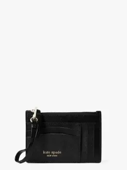 Image of Spencer Cardholder Wristlet - Black - One Size
