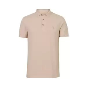 Image of AllSaints Reform Polo Top - Pink