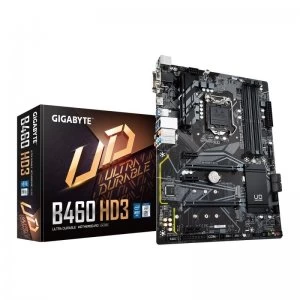 Image of Gigabyte B460 HD3 Intel Socket LGA1200 H5 Motherboard