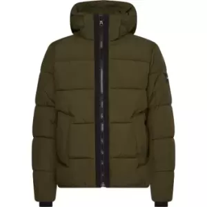 Image of Calvin Klein Crinkle Nylon Puffer Jacket - Green
