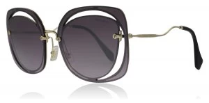 Image of Miu Miu MU54SS Sunglasses Pale Gold ZVNAD6 64mm