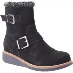 Image of Hush Puppies Womens Lexie Zip Up Shearling Lined Boots UK Size 7 (EU 41)