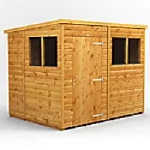 Image of Power Garden Shed 86PP Golden Brown 8x6