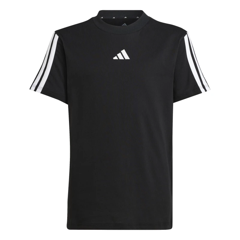 Image of adidas Stripe Essentials T-Shirt Junior - Black 13 - 14 Years